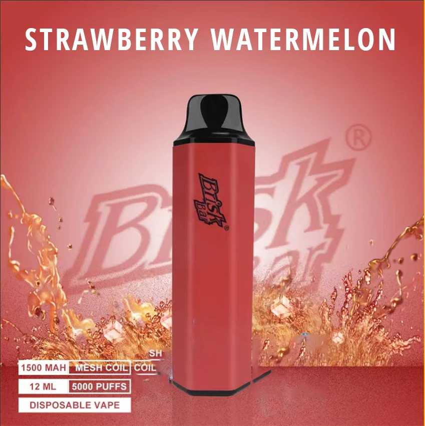 4.webp BRISK BAR STRAWBERRY WATERMELON – 5000 PUFFS
