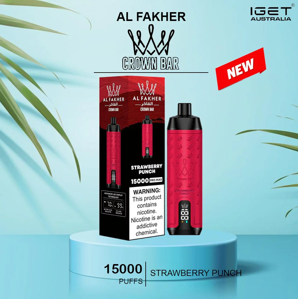 ALFAKHER-CROWN-BAR-STRAWBERRY-PUNCH-150000-PUFFS-1.webp ALFAKHER CROWN BAR – STRAWBERRY PUNCH – 15000 PUFFS