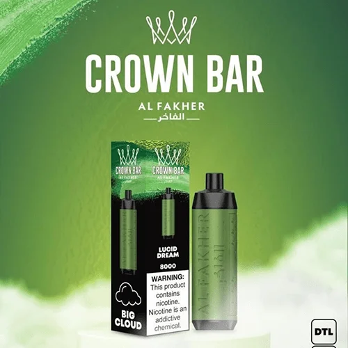 CROWN-BAR-ALFAKHER-LUCID-DREAM-8000-PUFFS.webp ALFAKHER CROWN BAR LUCID DREAM – 8000 PUFFS