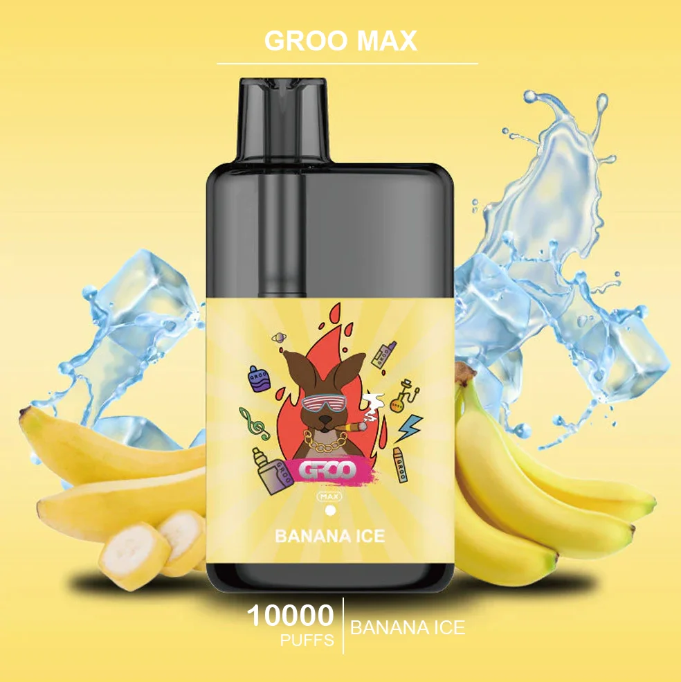 GROO-MAX-BANANA-ICE.webp GROO MAX – BANANA ICE- 10000 PUFFS