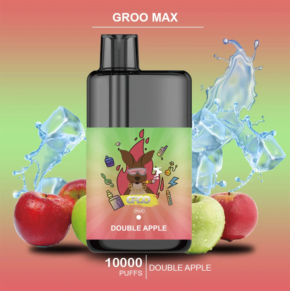 GROO-MAX-DOUBLE-APPLE.webp GROO MAX – DOUBLE APPLE – 10000 PUFFS