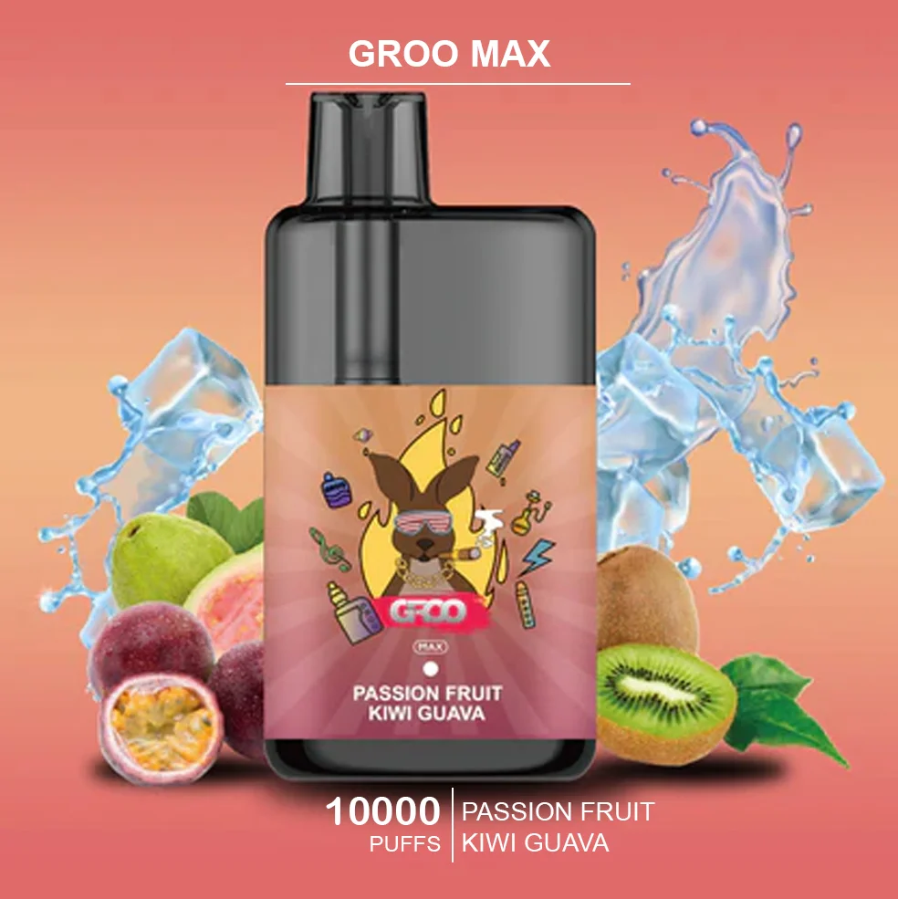 GROO-MAX-PASSION-FRUIT-KIWI-GUAVA.webp GROO MAX – PASSION FRUIT KIWI GUAVA – 10000 PUFFS