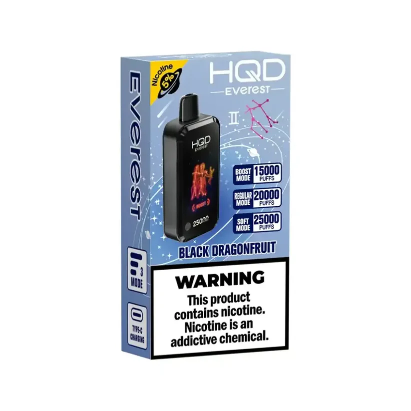 HQD-EVEREST-25K-Black-Dragonfruit_242df32b-f7b5-40db-9ab6-f7caf3016315.webp HQD CUVIE EVEREST 25K Vape - Image 3