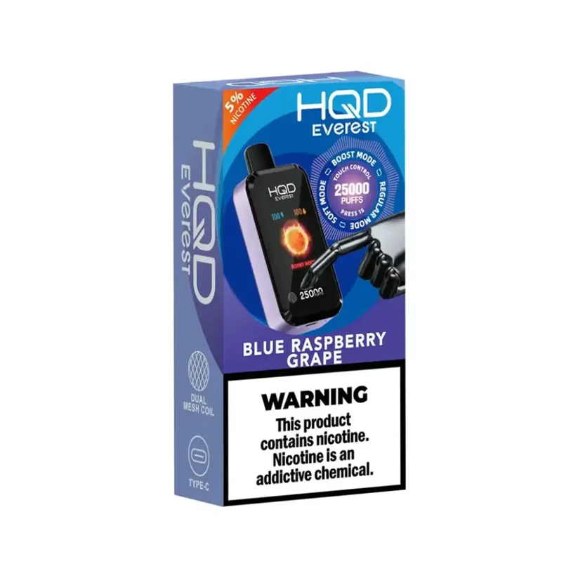 HQD-EVEREST-25K-Blue-Raspberry-Grape.webp HQD CUVIE EVEREST 25K Vape - Image 4