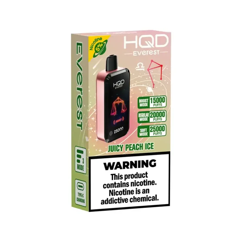HQD-EVEREST-25K-Juicy-Peach-Ice.webp HQD CUVIE EVEREST 25K Vape - Image 10