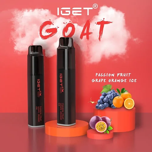 IGET-GOAT-PASSIONFRUIT-GRAPE-ORANGE-ICE-–-5000-PUFFS.webp IGET GOAT PASSIONFRUIT GRAPE ORANGE ICE – 5000 PUFFS