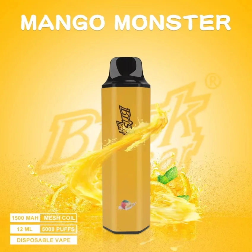 MANGO-MONSTER.webp BRISK BAR MANGO MONSTER – 5000 PUFFS