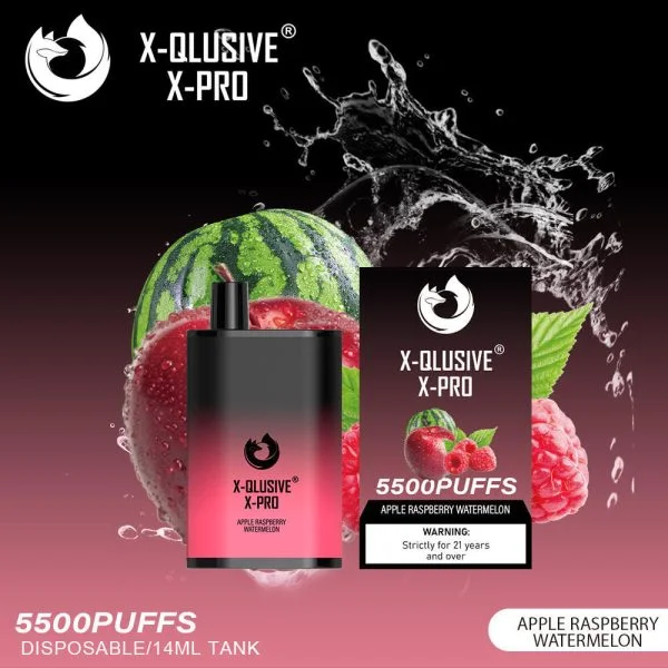 X-QLUSIVE-X-PRO-APPLE-RASPBERRY-WATERMELON-–-5500-PUFFS-600x600.jpg.webp X-QLUSIVE X-PRO APPLE RASPBERRY WATERMELON – 5500 PUFFS