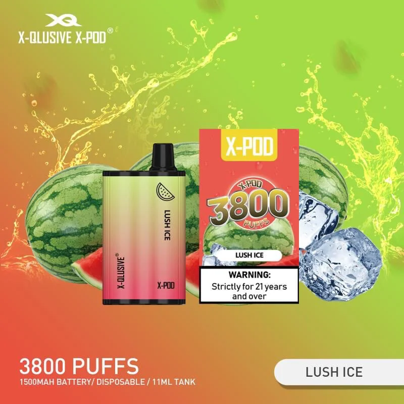 x-pod-lush-ice.webp X-QLUSIVE X-POD LUSH ICE – 3800 PUFFS